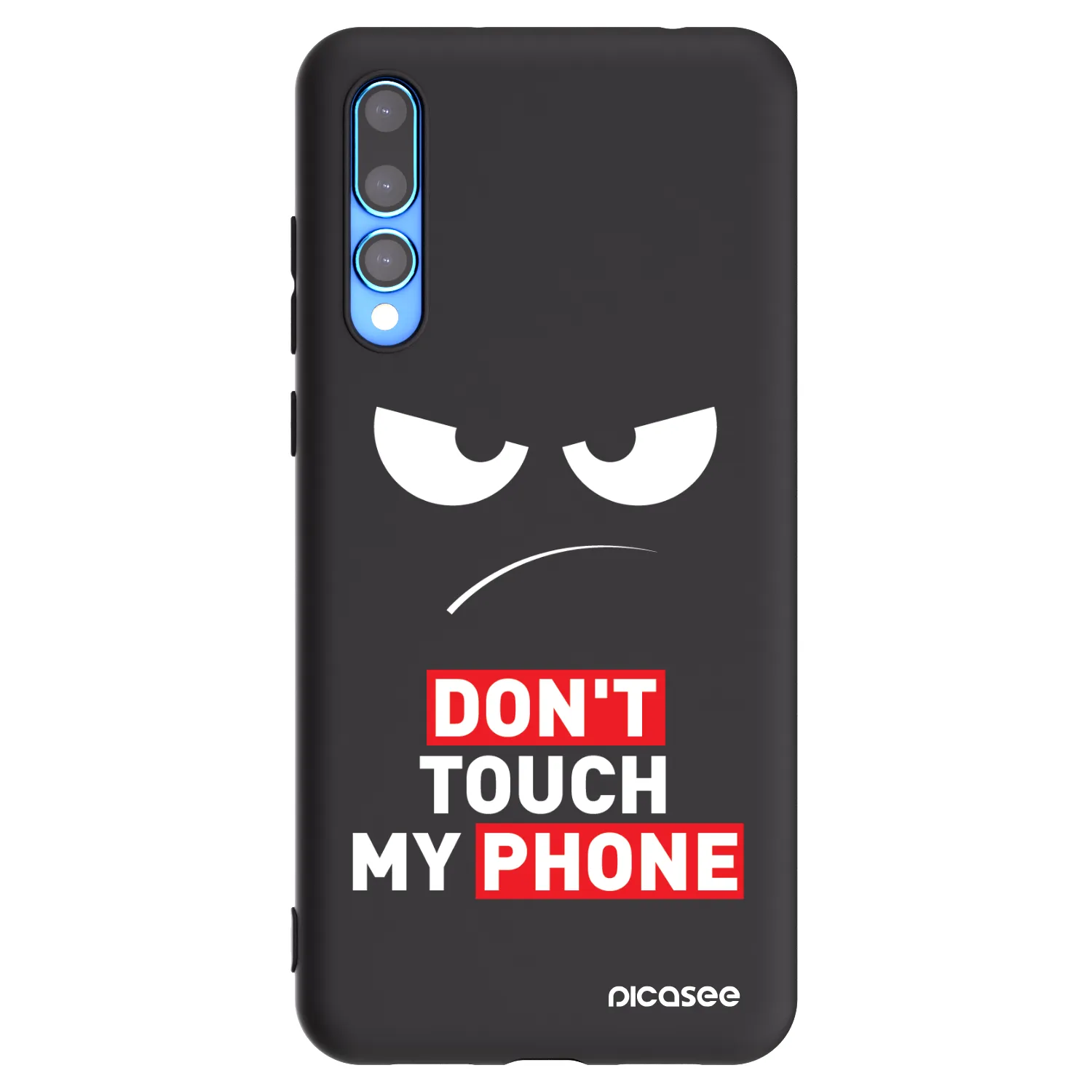 Picasee Huawei P20 Pro Hülle - Schwarzes Silikon - Angry Eyes - Transparent