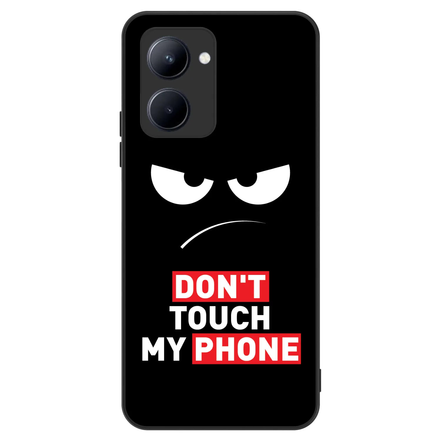 Picasee ULTIMATE CASE für Realme C33 (2023) - Angry Eyes - Transparent