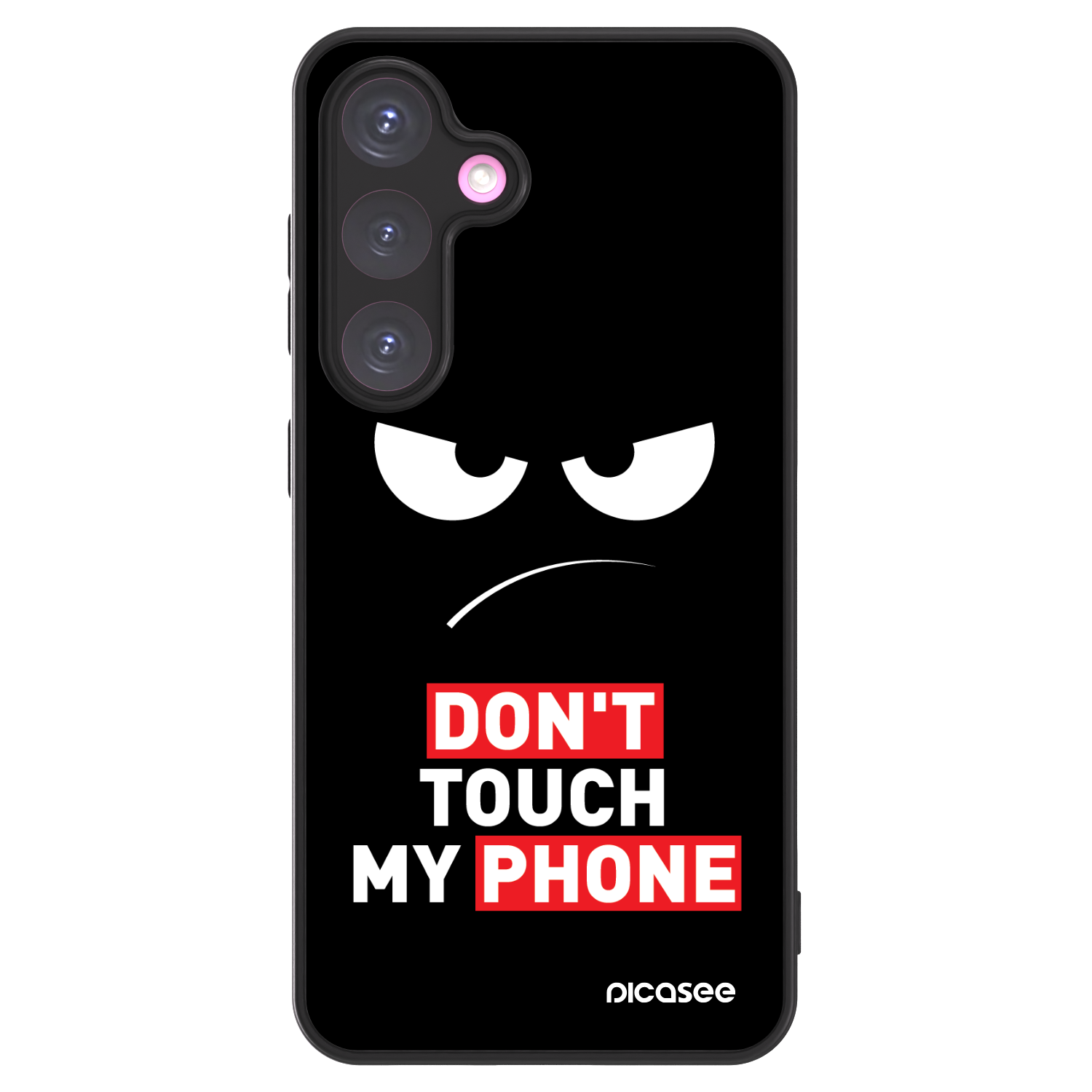 Picasee ULTIMATE CASE PowerShare für Samsung Galaxy S24+ S926B 5G - Angry Eyes - Transparent