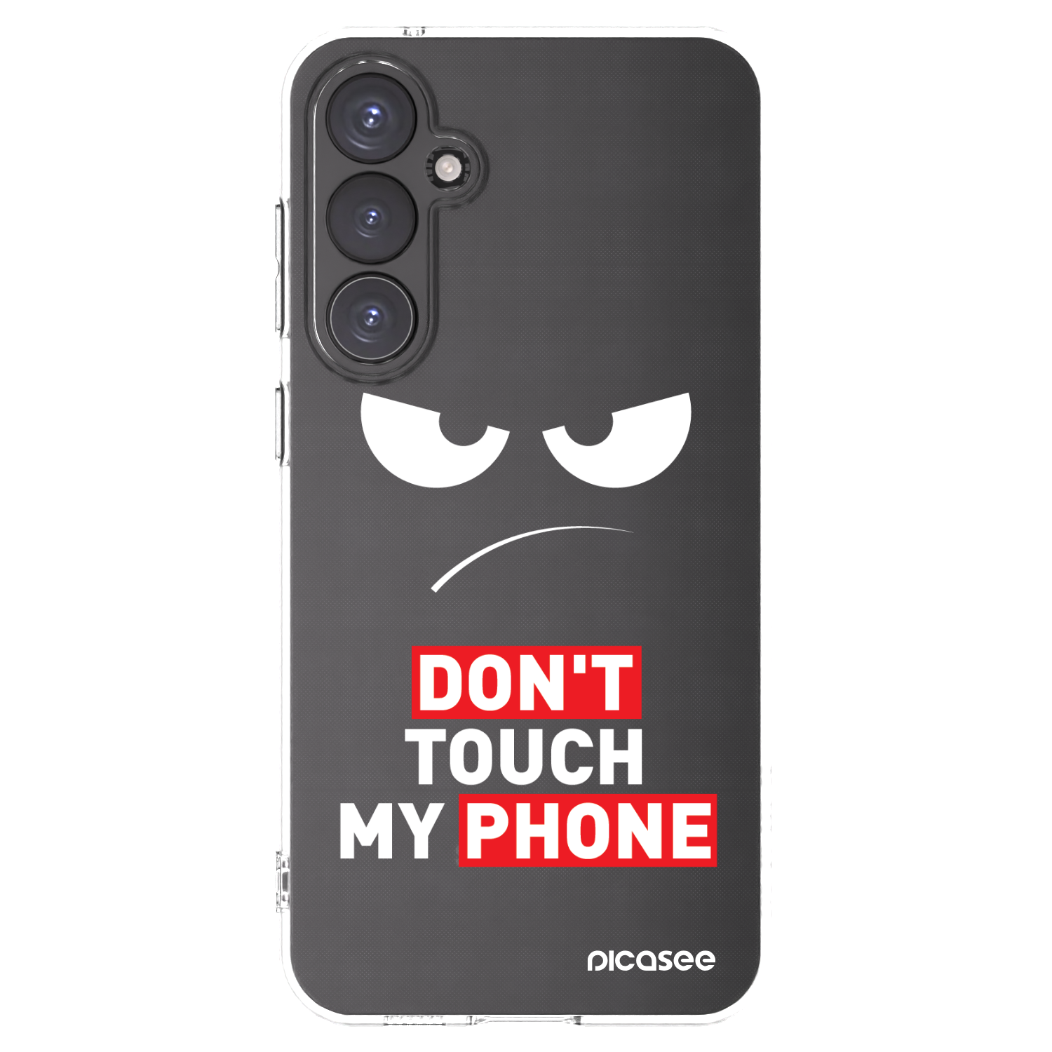 Picasee Samsung Galaxy S23 FE S711B Hülle - Transparentes Silikon - Angry Eyes - Transparent