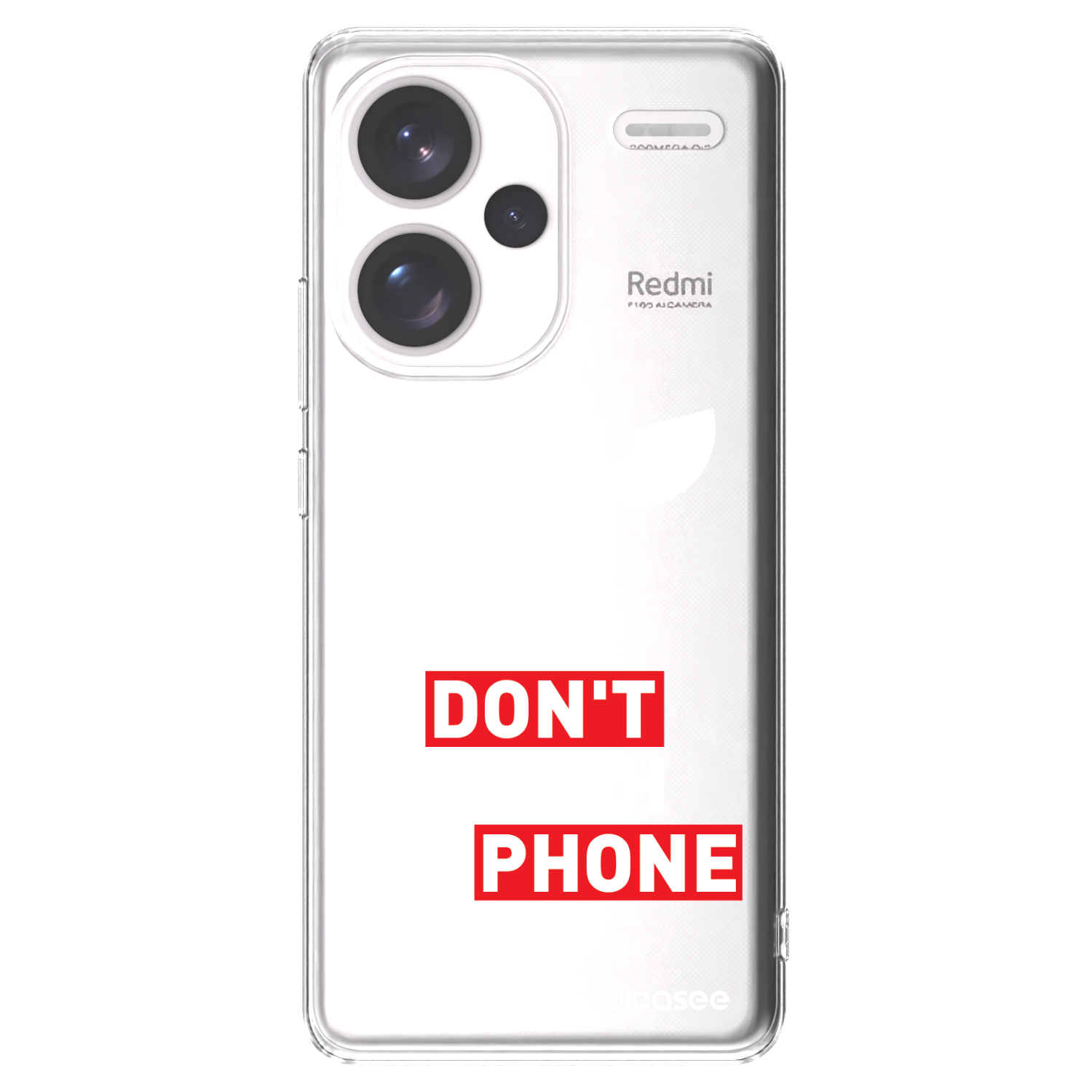 Picasee Xiaomi Redmi Note 13 Pro+ 5G Hülle - Transparentes Silikon - Angry Eyes - Transparent