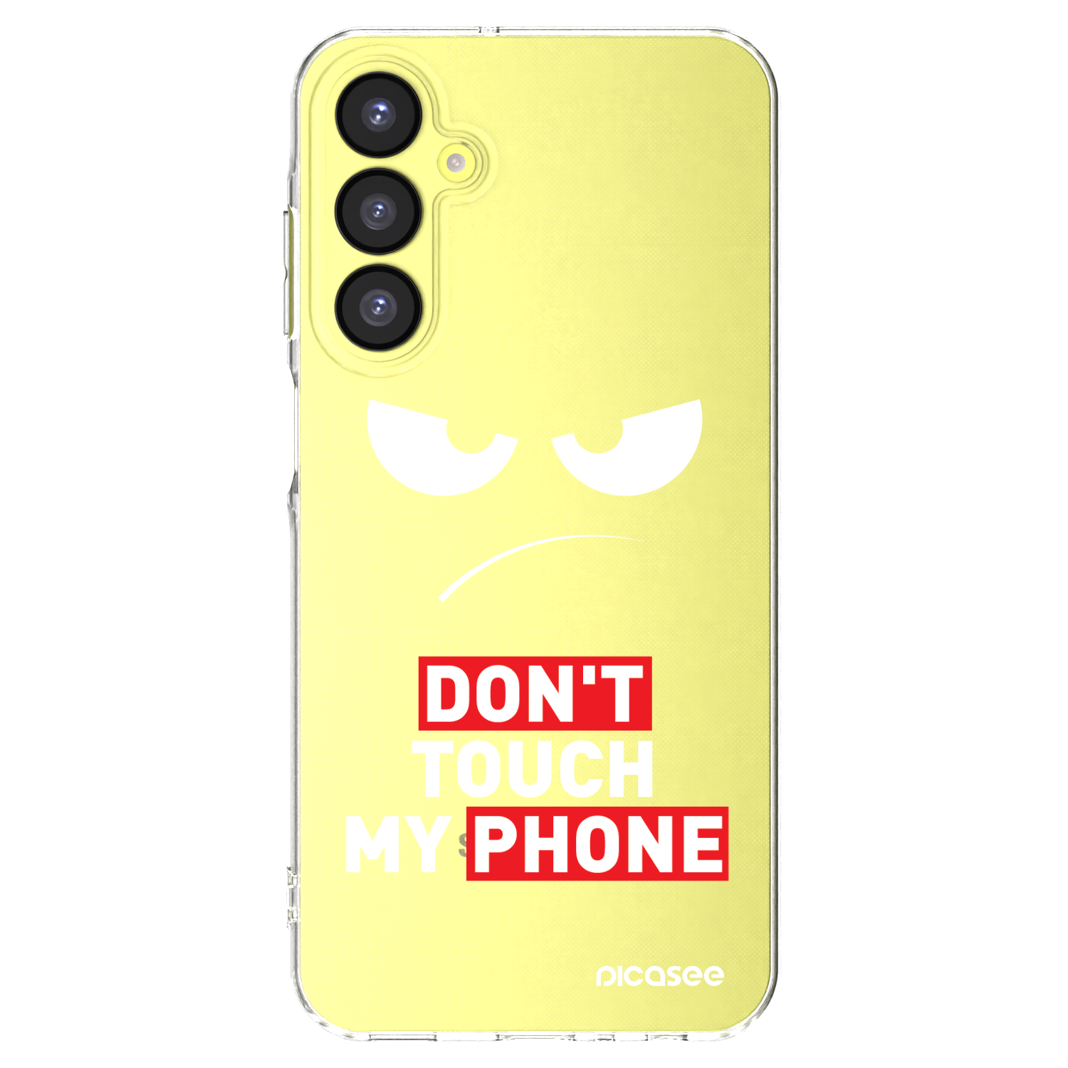 Picasee Samsung Galaxy A25 A256B 5G Hülle - Transparentes Silikon - Angry Eyes - Transparent