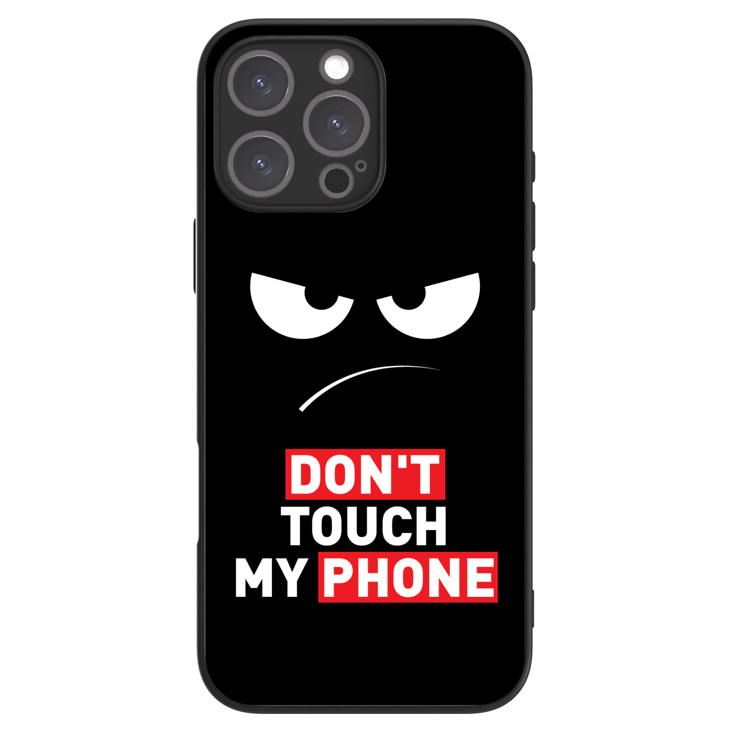 Picasee ULTIMATE CASE MagSafe für Apple iPhone 16 Pro Max - Angry Eyes - Transparent