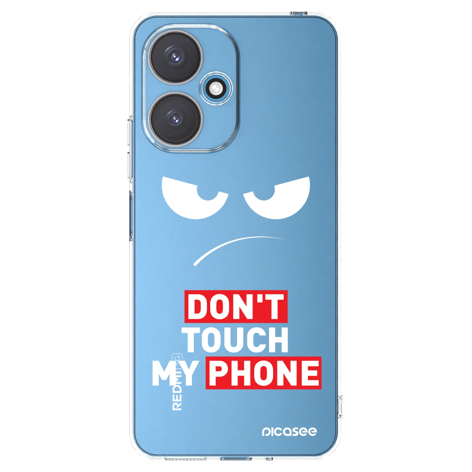 Picasee Xiaomi Redmi 13C 5G Hülle - Transparentes Silikon - Angry Eyes - Transparent