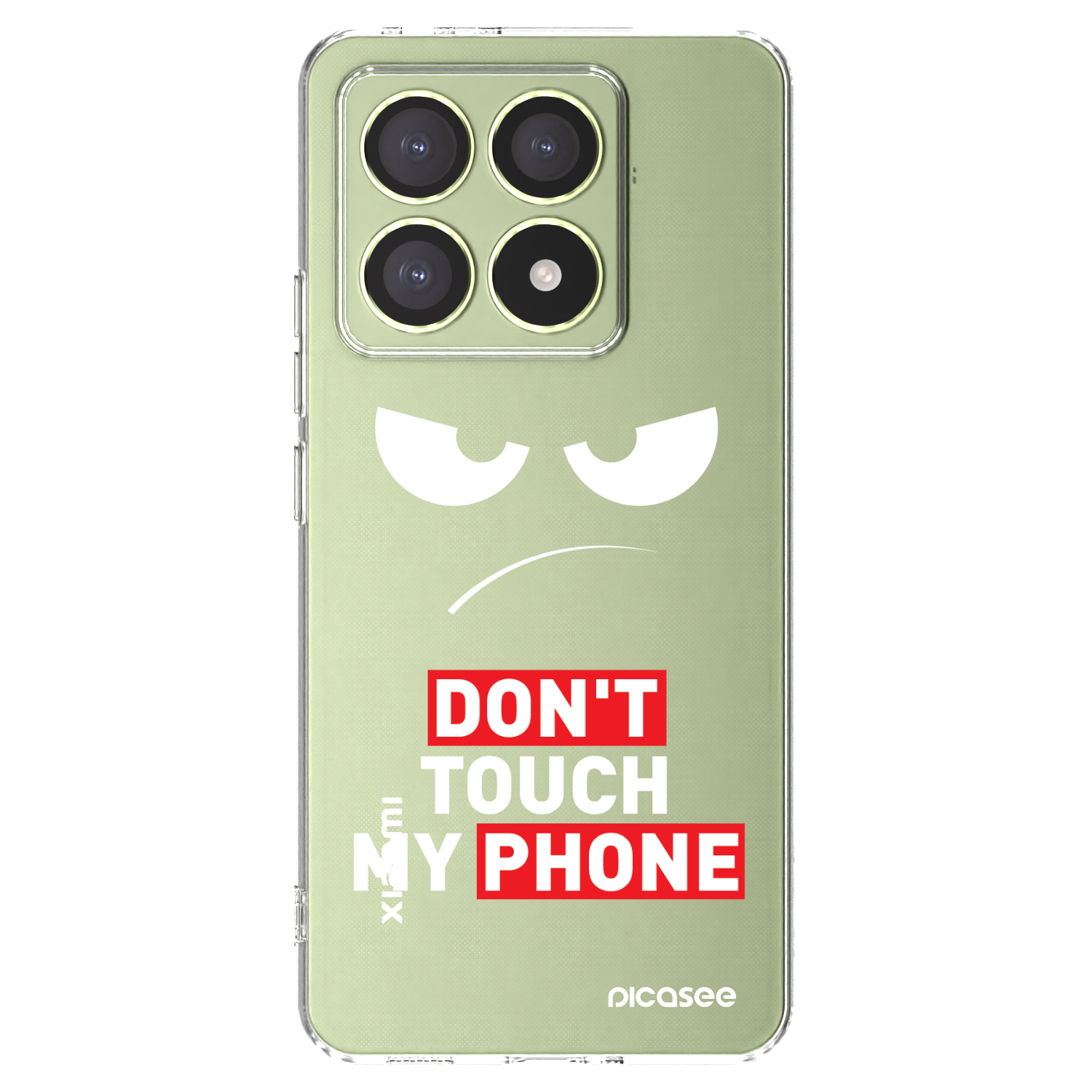 Picasee Xiaomi 14T Hülle - Transparentes Silikon - Angry Eyes - Transparent