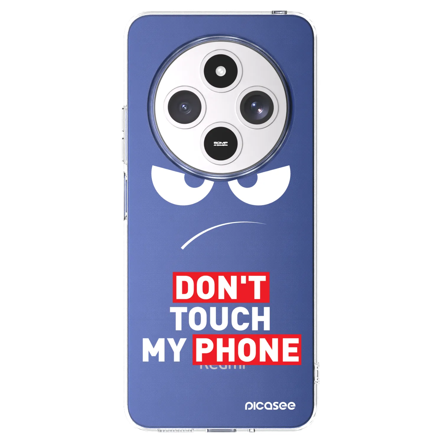 Picasee Xiaomi Redmi 14C Hülle - Transparentes Silikon - Angry Eyes - Transparent