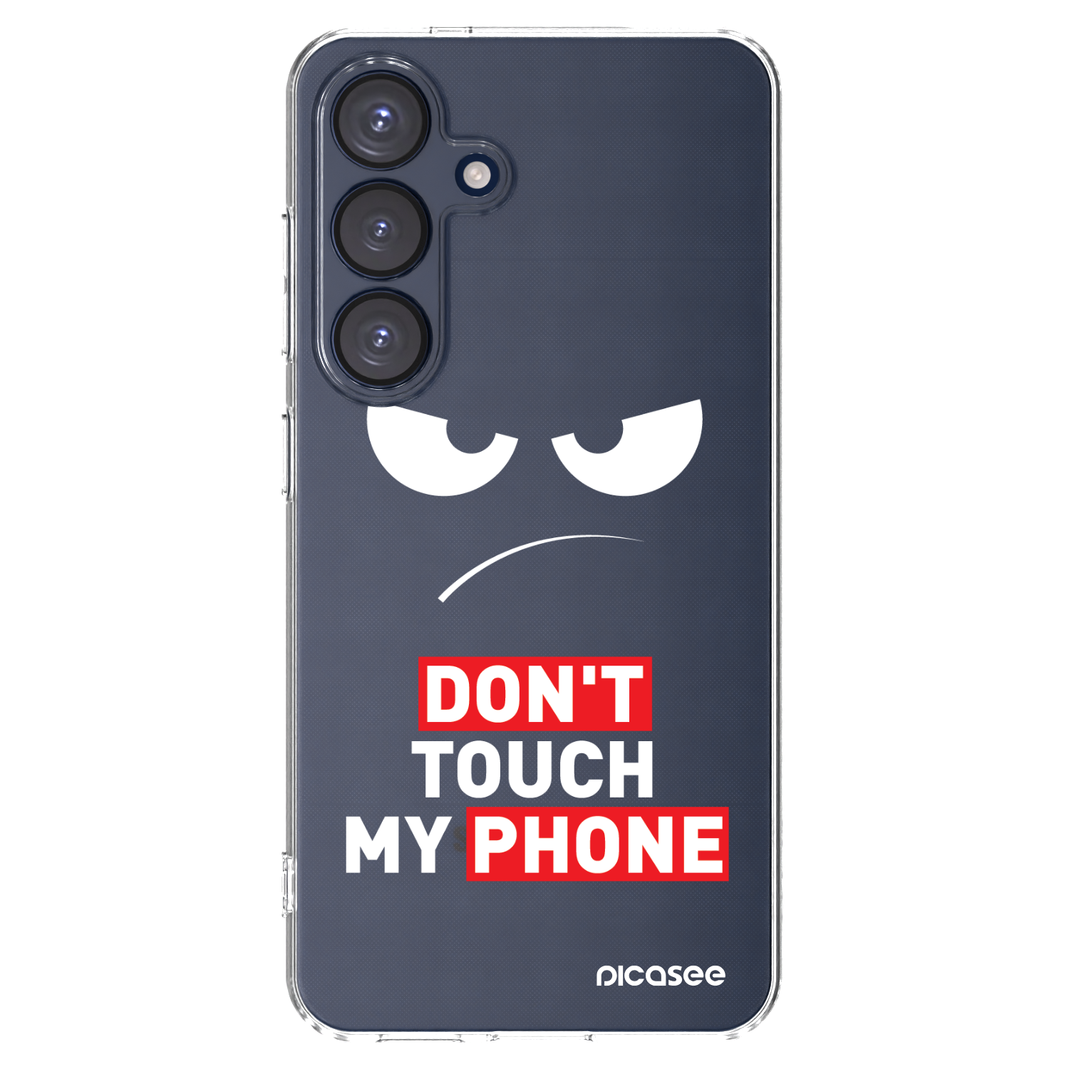 Picasee Samsung Galaxy S25 5G Hülle - Transparentes Silikon - Angry Eyes - Transparent