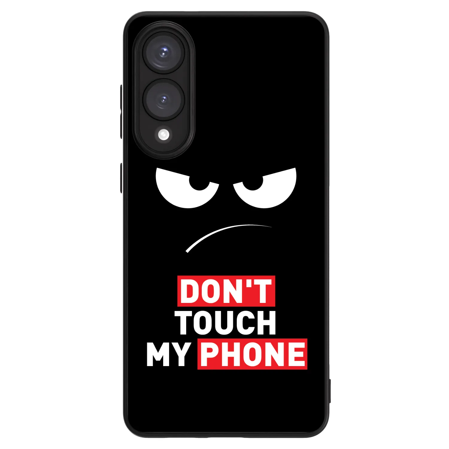 Picasee ULTIMATE CASE PowerShare für Samsung Galaxy S25 Edge 5G - Angry Eyes - Transparent