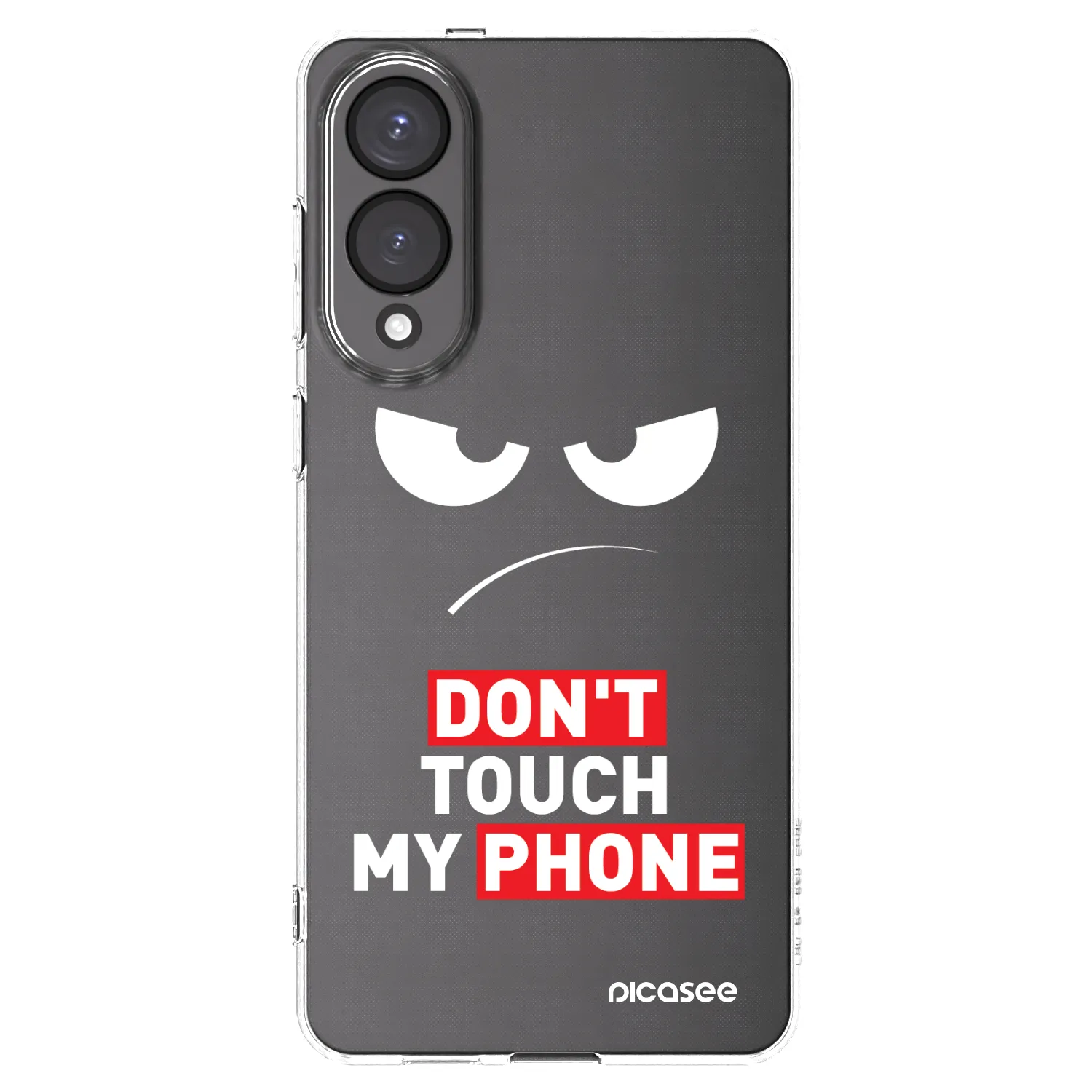 Picasee Samsung Galaxy S25 Edge 5G Hülle - Transparentes Silikon - Angry Eyes - Transparent