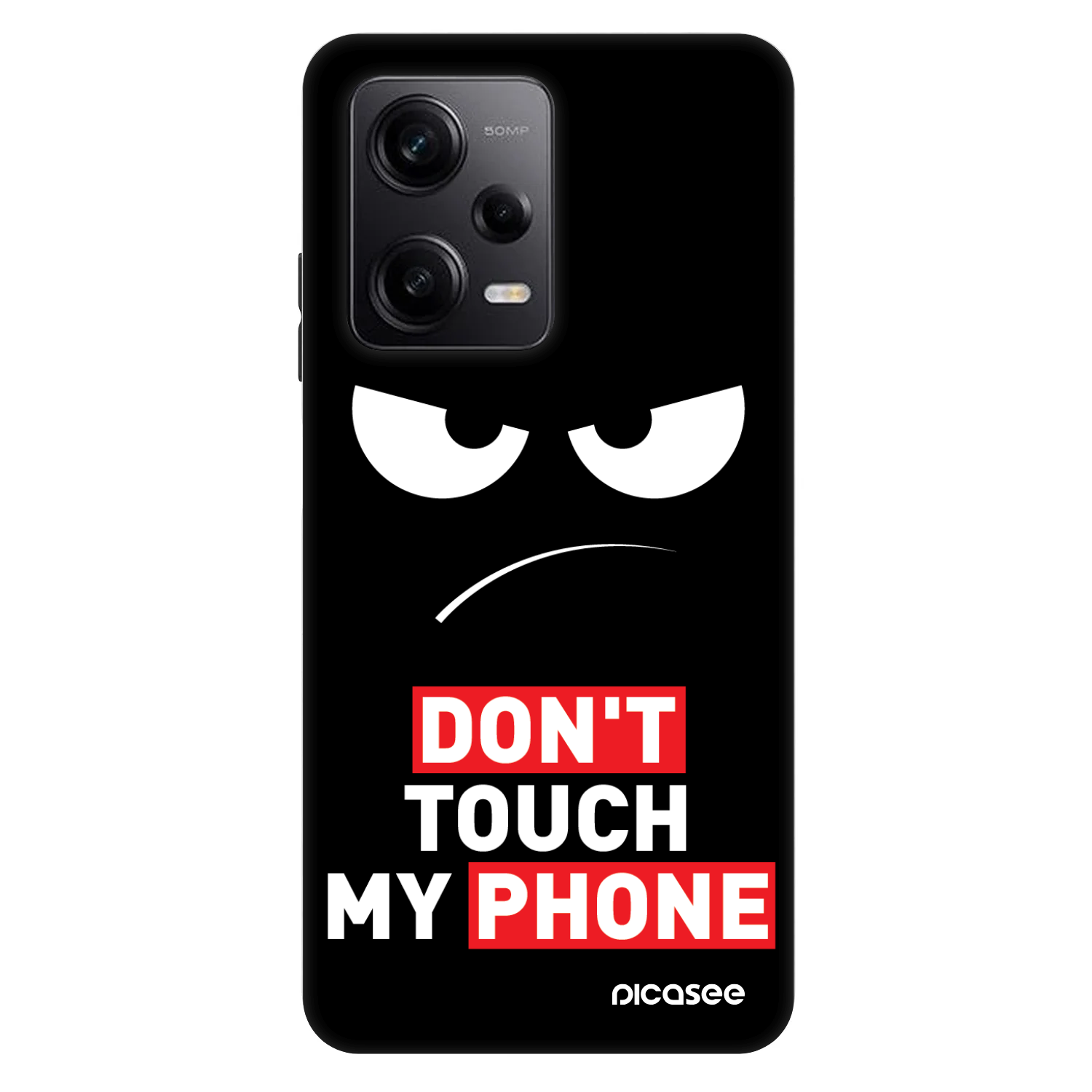 Picasee Fashion Case für Xiaomi Redmi Note 12 Pro 5G - Angry Eyes - Transparent