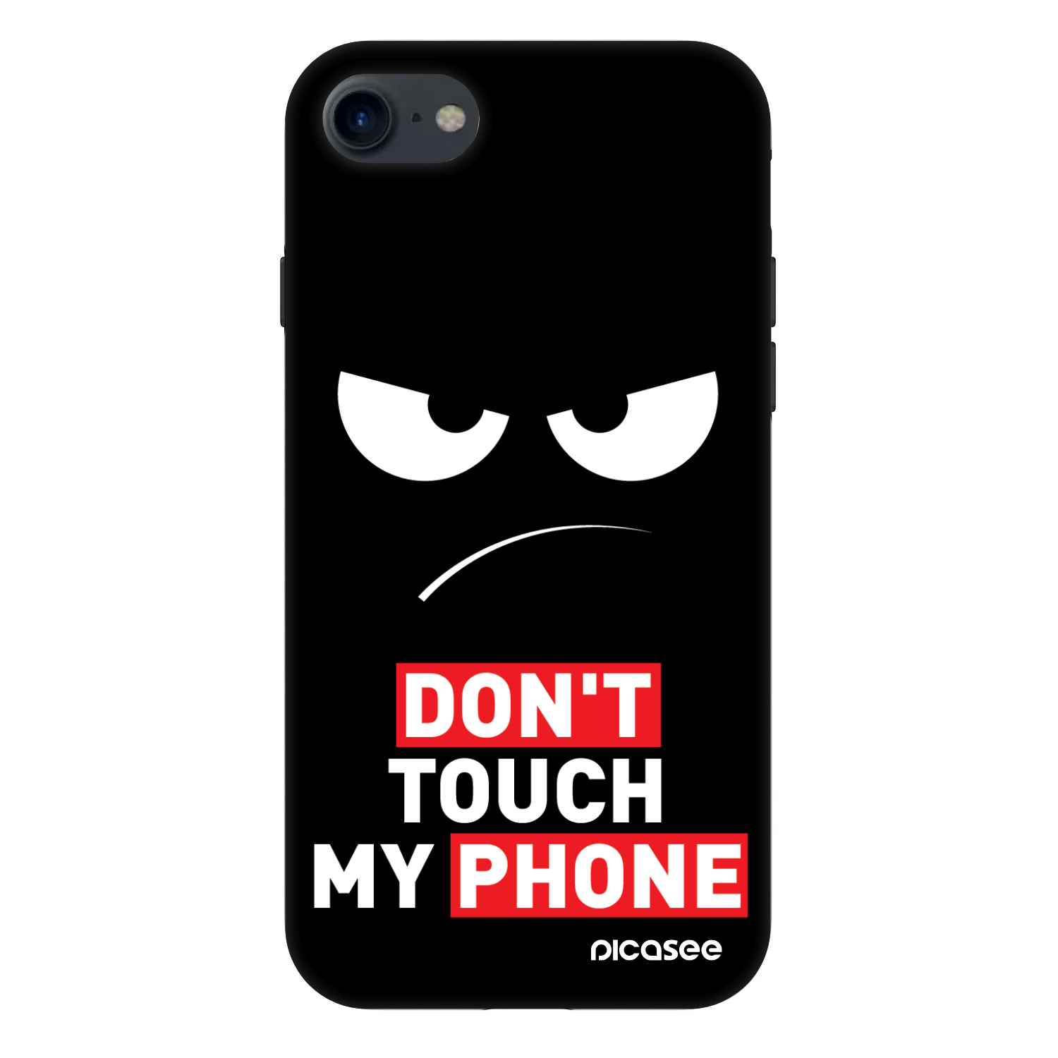 Picasee Fashion Case für Apple iPhone 8 - Angry Eyes - Transparent