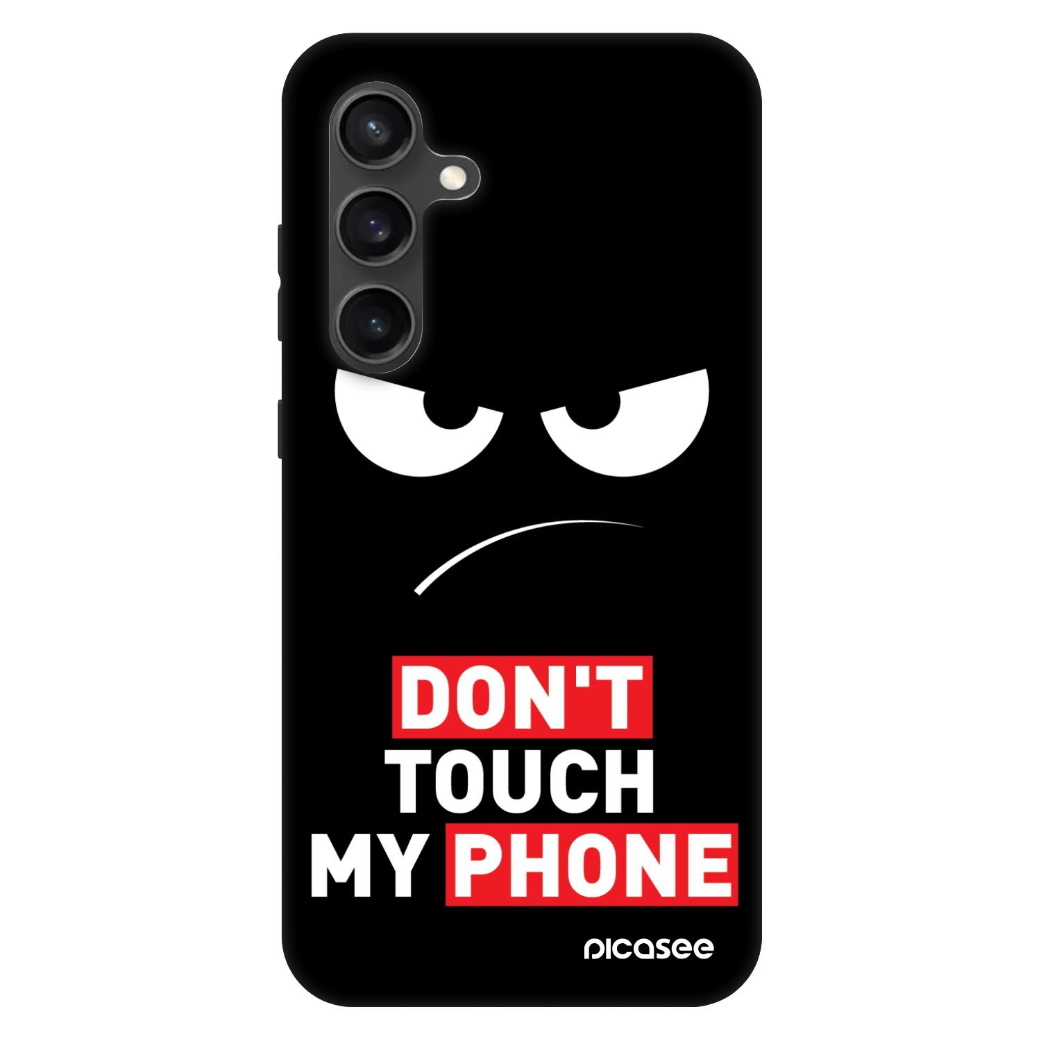 Picasee Fashion Case für Samsung Galaxy S24 FE S721B - Angry Eyes - Transparent