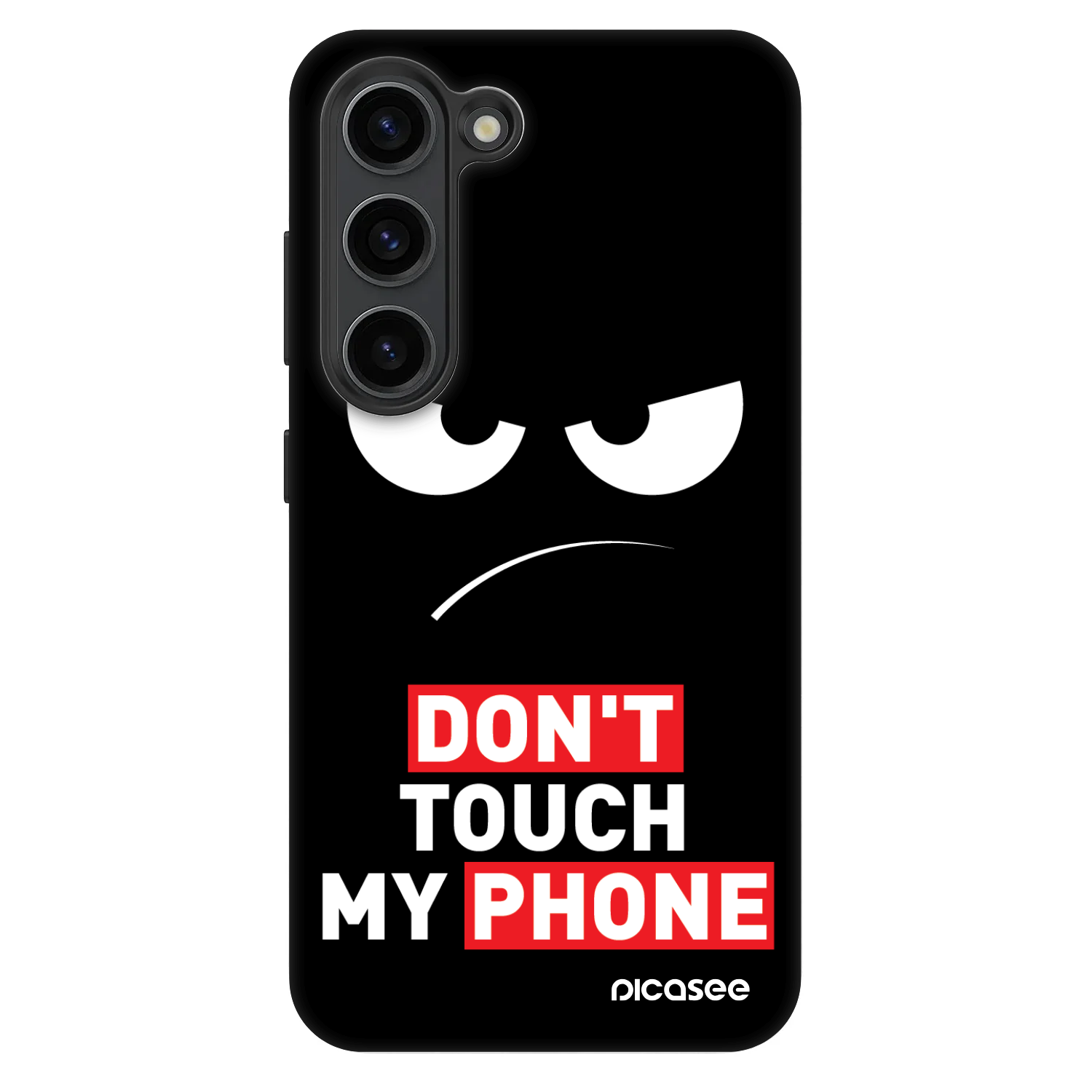 Picasee Fashion Case für Samsung Galaxy S23 5G - Angry Eyes - Transparent