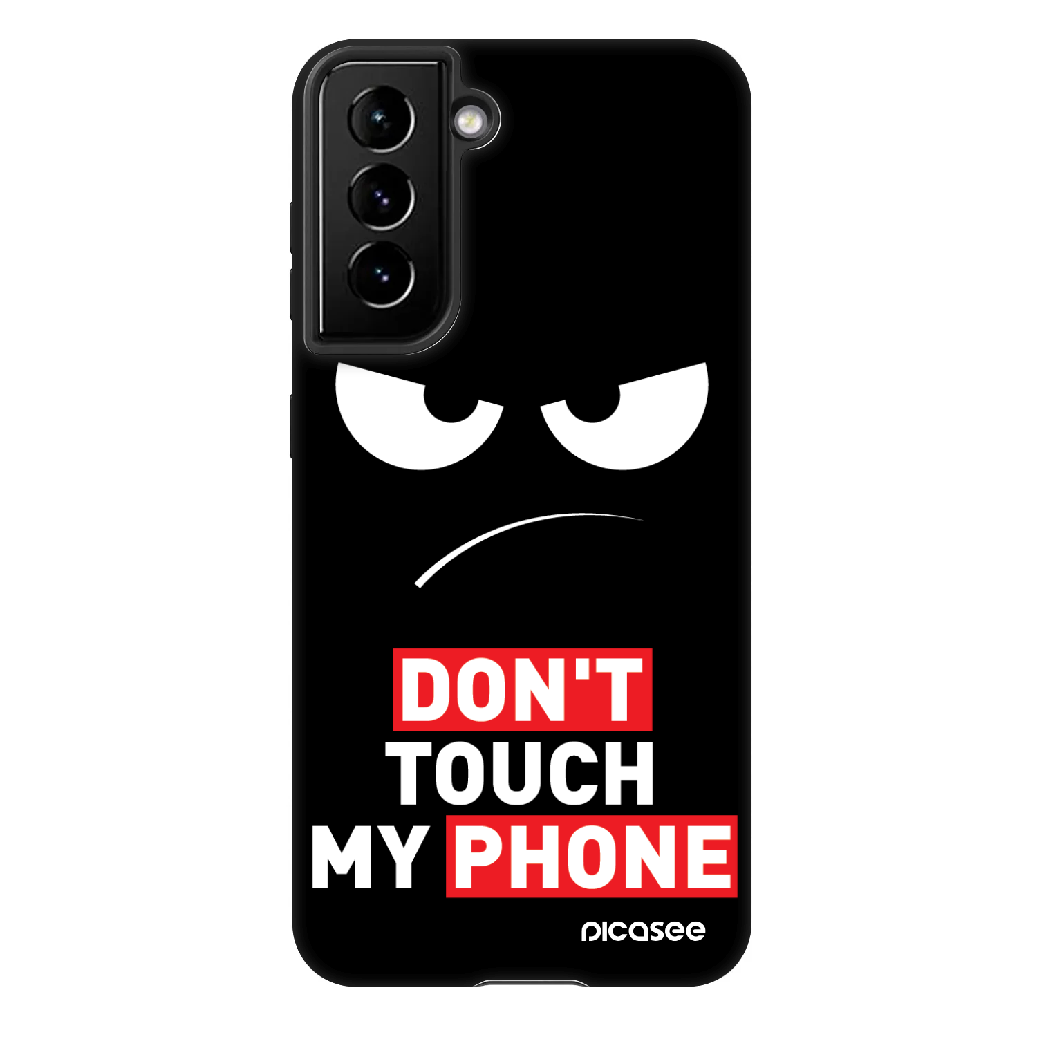 Picasee Fashion Case für Samsung Galaxy S22 5G - Angry Eyes - Transparent
