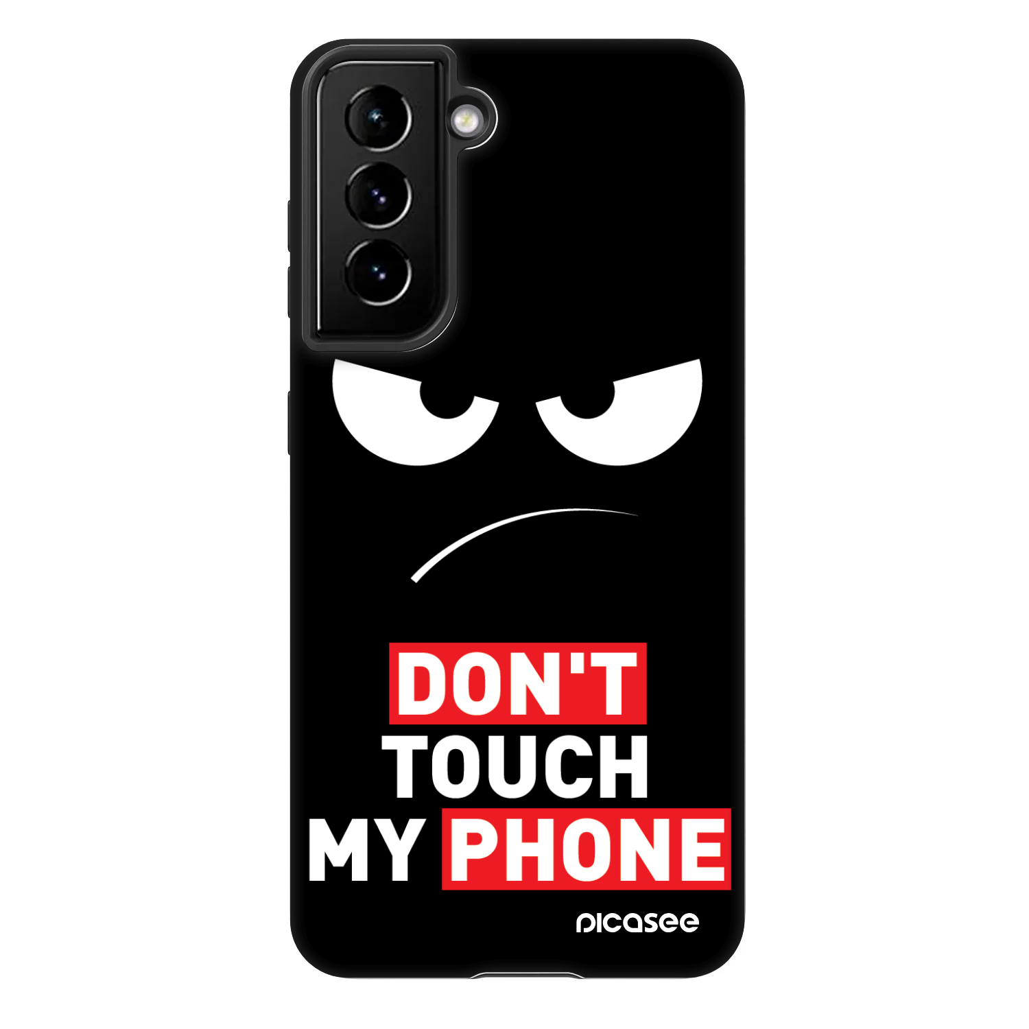 Picasee Fashion Case für Samsung Galaxy S21 FE 5G - Angry Eyes - Transparent