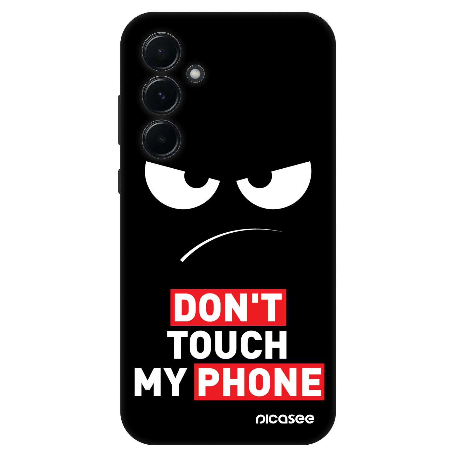Picasee Fashion Case für Samsung Galaxy A55 5G A556B - Angry Eyes - Transparent