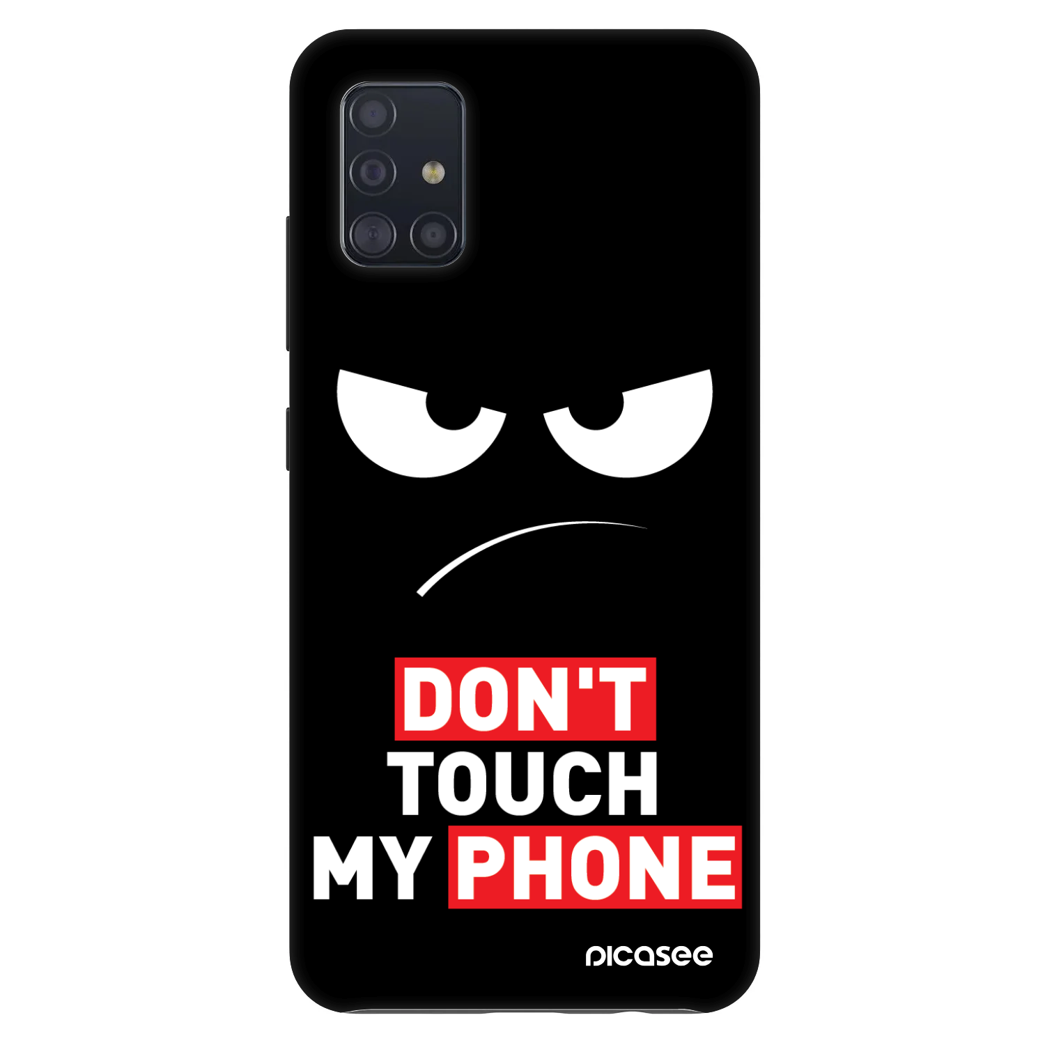 Picasee Fashion Case für Samsung Galaxy A51 A515F - Angry Eyes - Transparent