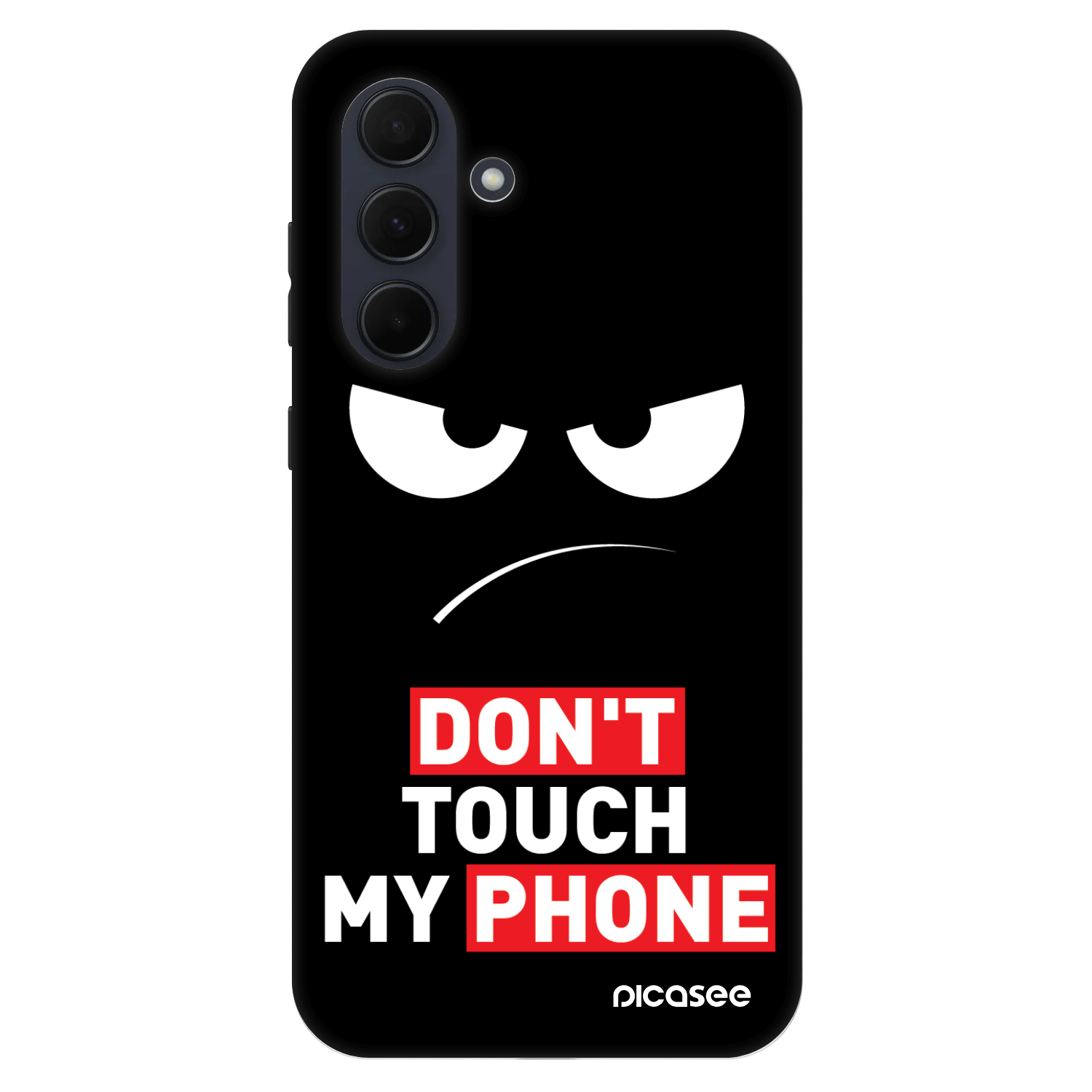 Picasee Fashion Case für Samsung Galaxy A35 5G A356B - Angry Eyes - Transparent