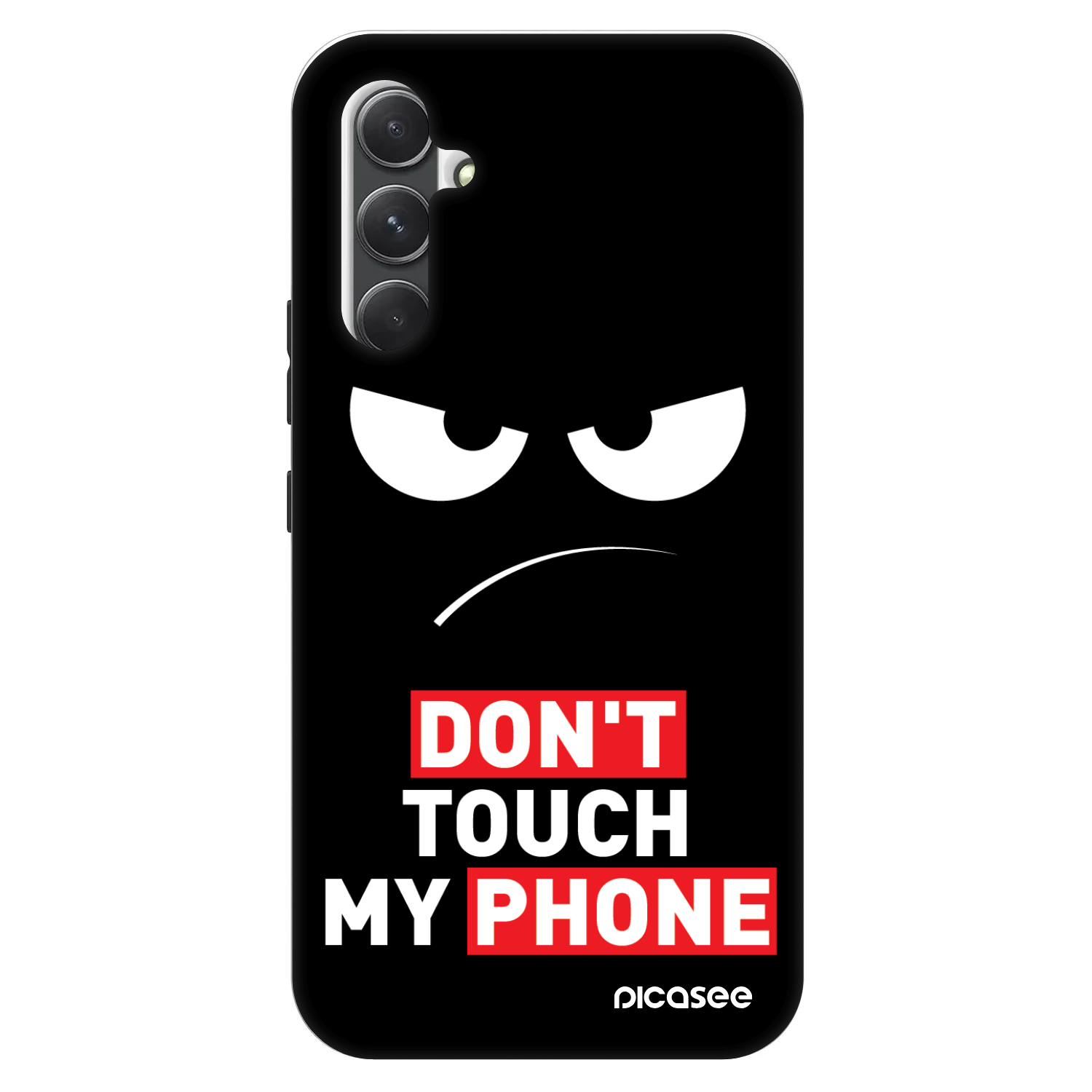 Picasee Fashion Case für Samsung Galaxy A34 5G A346B - Angry Eyes - Transparent