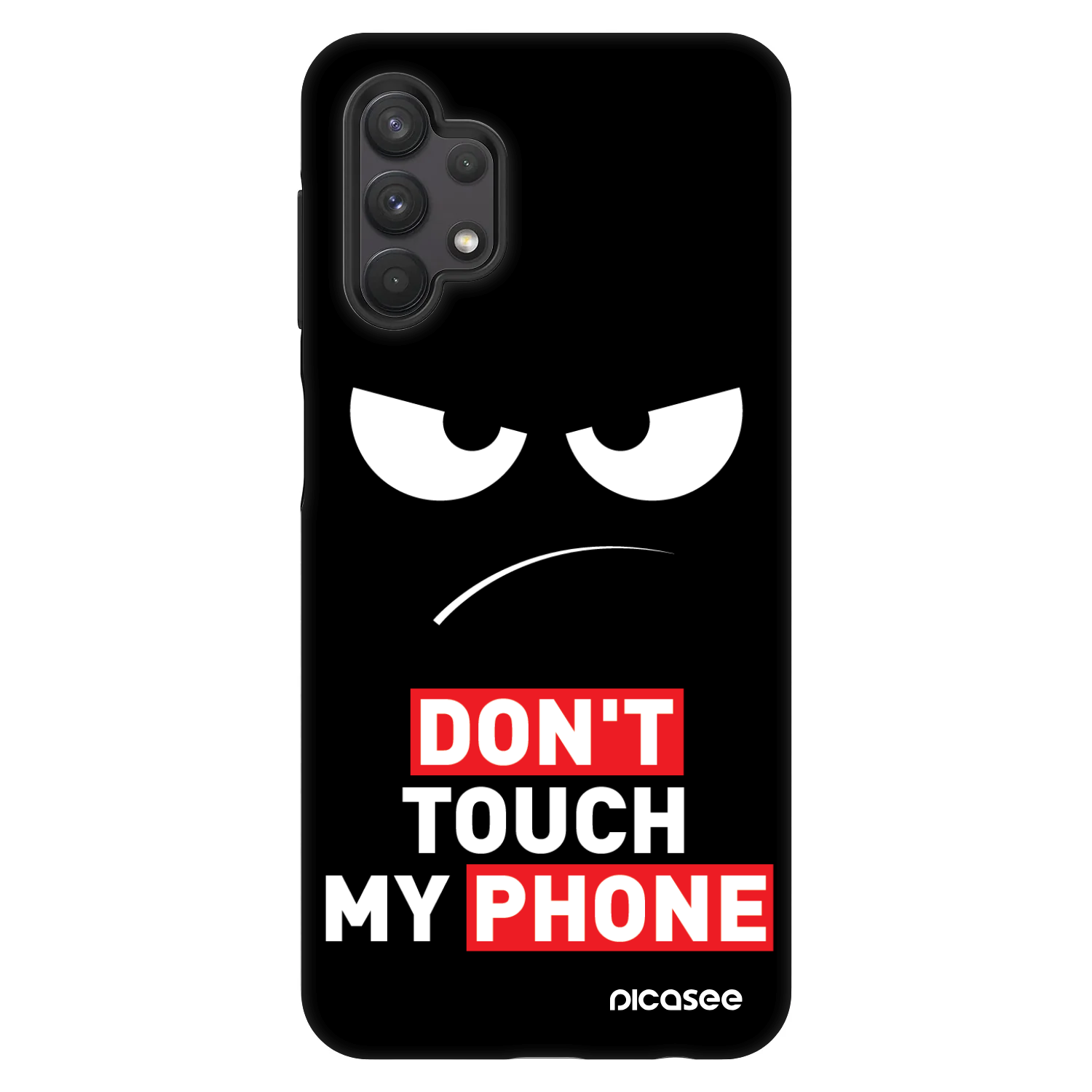 Picasee Fashion Case für Samsung Galaxy A32 5G A326B - Angry Eyes - Transparent