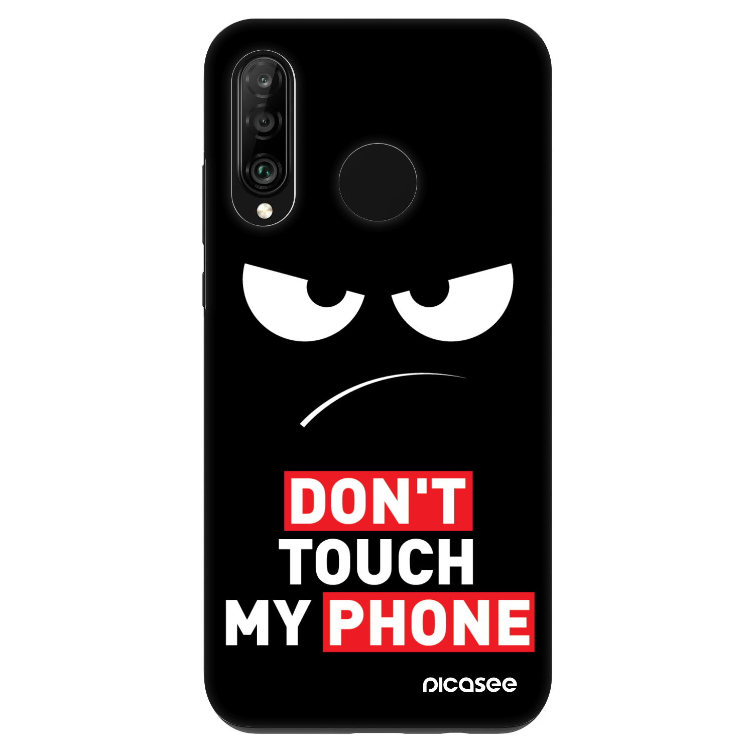 Picasee Fashion Case für Huawei P30 Lite - Angry Eyes - Transparent
