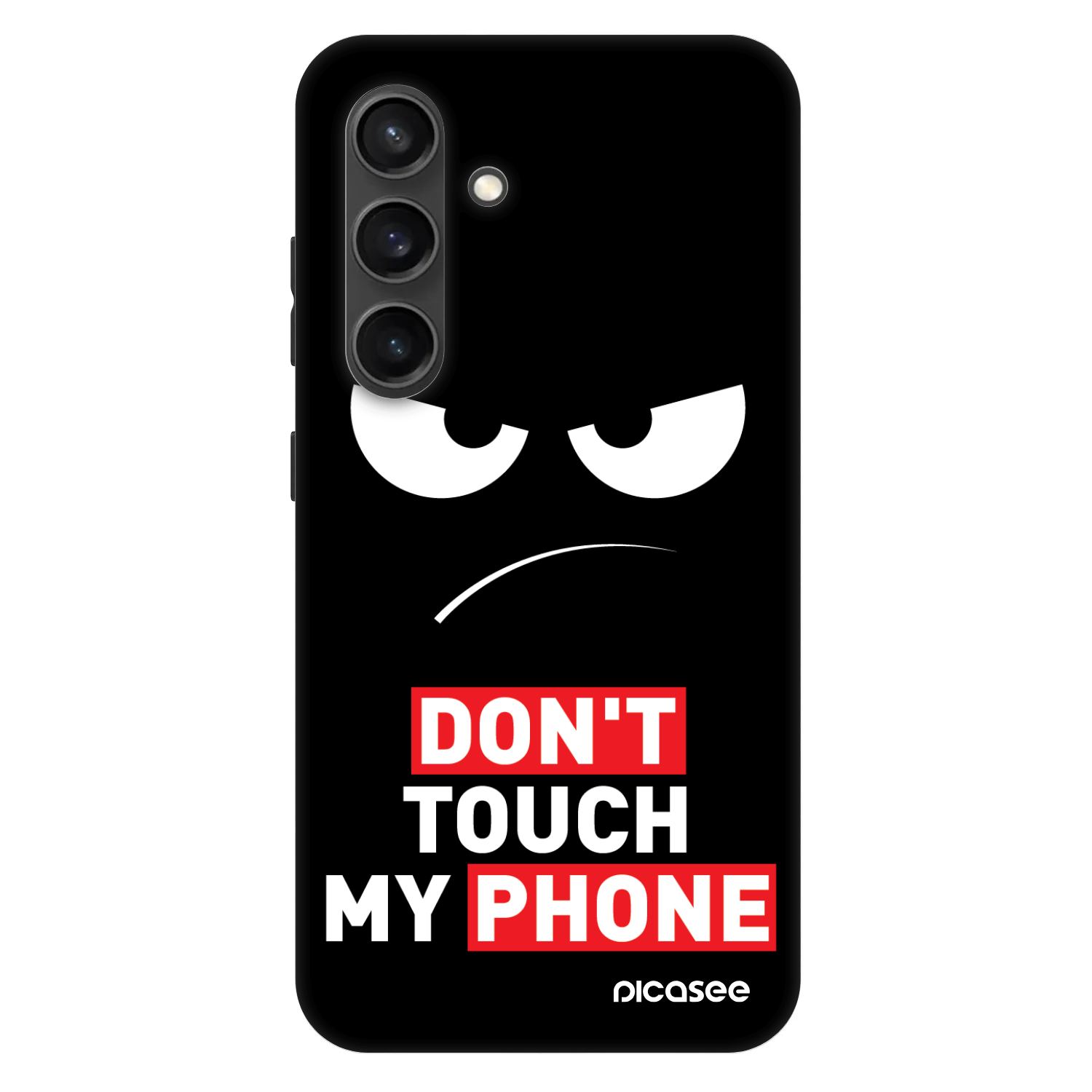 Picasee Fashion Case PowerShare pro Samsung Galaxy S24+ S926B 5G - Angry Eyes - Transparent