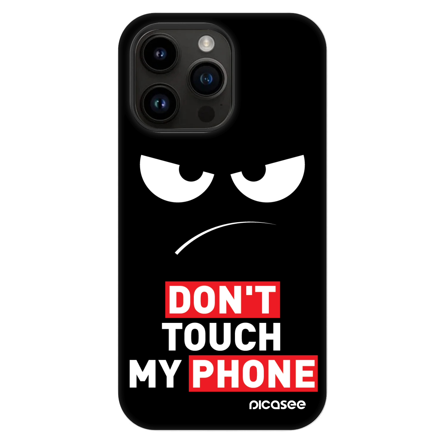 Picasee Fashion Case MagSafe für Apple iPhone 14 Pro Max - Angry Eyes - Transparent