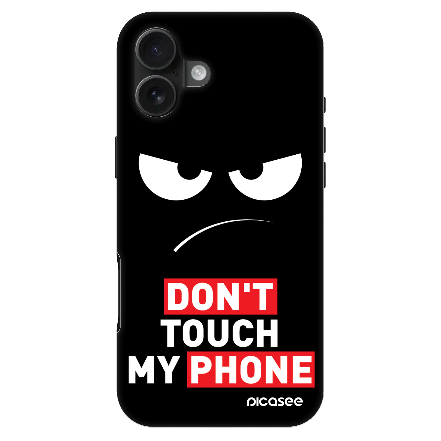 Picasee Fashion Case MagSafe für Apple iPhone 16 Plus - Angry Eyes - Transparent