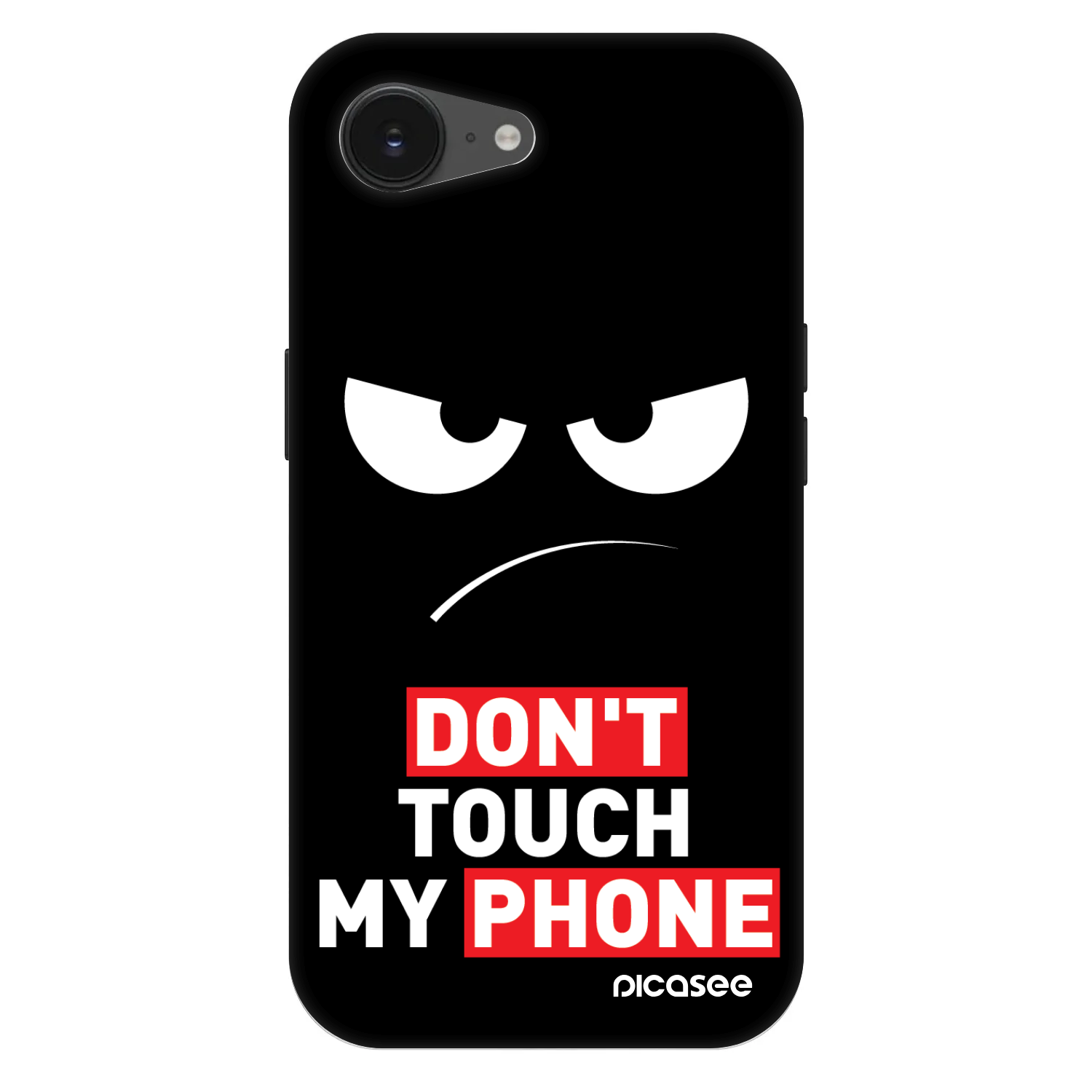 Picasee Fashion Case MagSafe für Apple iPhone 16e - Angry Eyes - Transparent