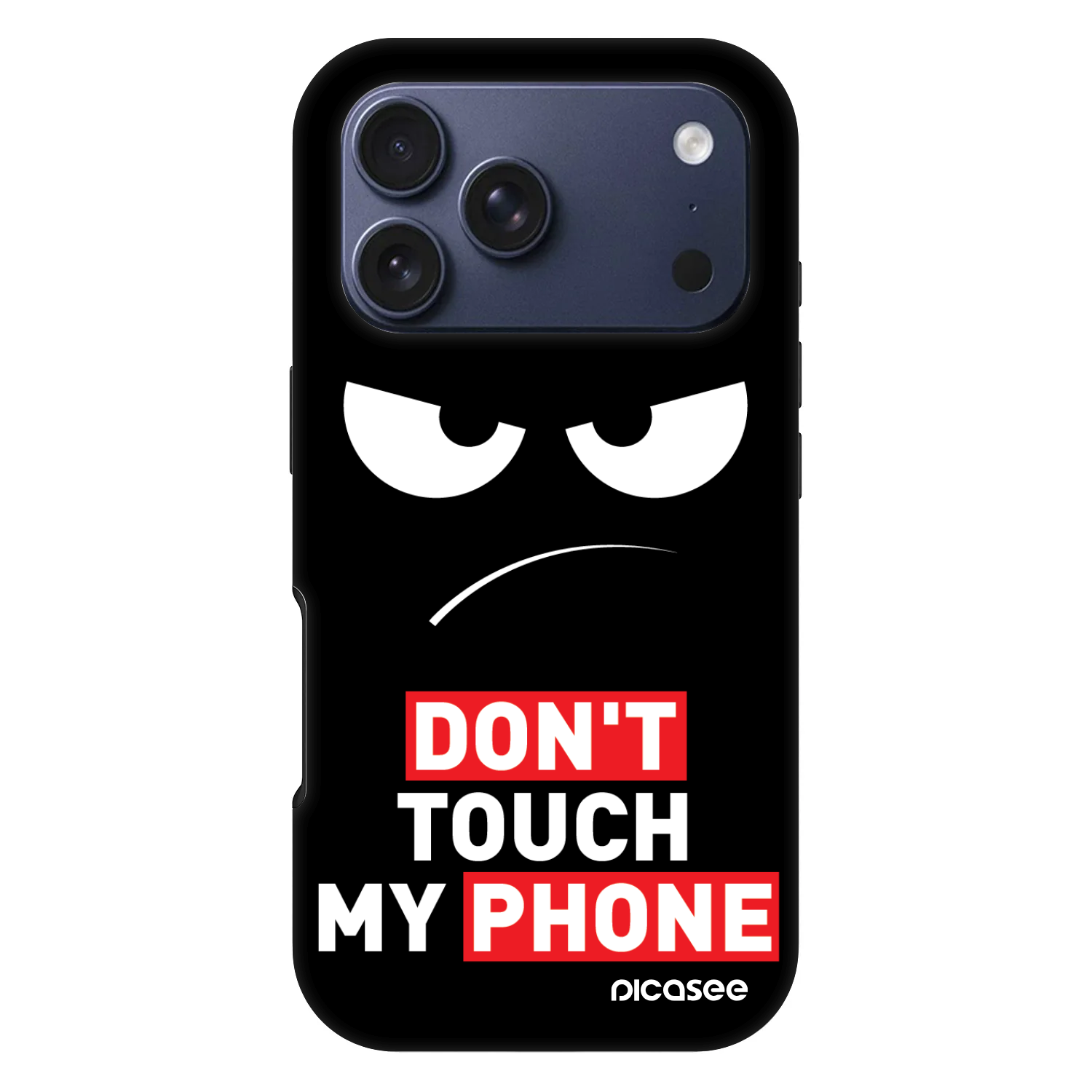 Picasee Fashion Case MagSafe für Apple iPhone 17 Pro - Angry Eyes - Transparent