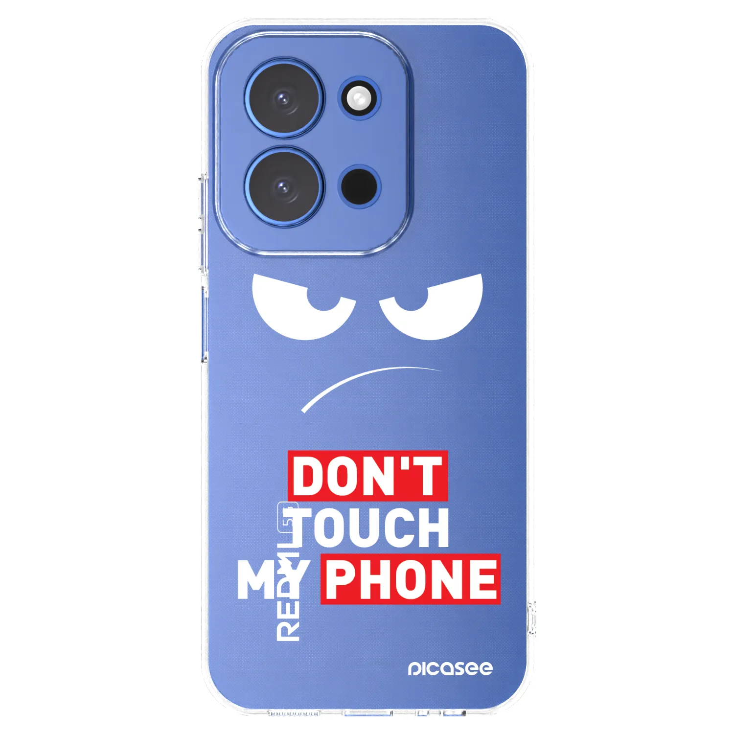 Picasee Xiaomi Redmi 15C 4G Hülle - Transparentes Silikon - Angry Eyes - Transparent