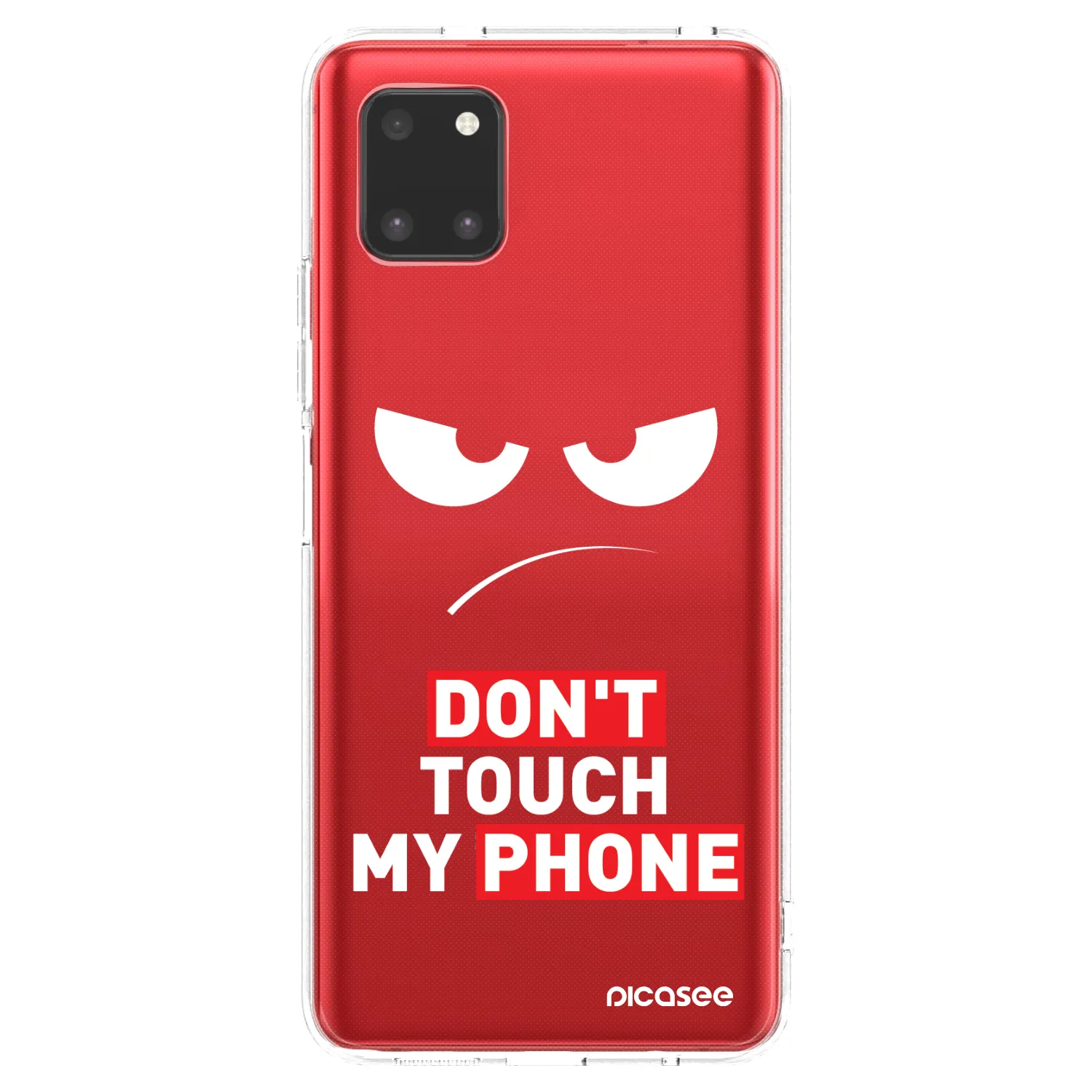 Picasee Samsung Galaxy Note 10 Lite N770F Hülle - Transparentes Silikon - Angry Eyes - Transparent