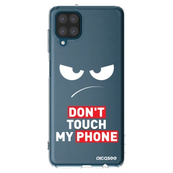 Picasee Samsung Galaxy A12 A125F Hülle - Transparentes Silikon - Angry Eyes - Transparent