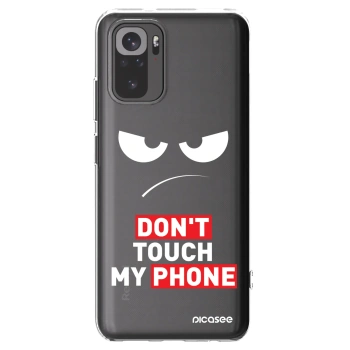 Picasee Xiaomi Redmi Note 10 Hülle - Transparentes Silikon - Angry Eyes - Transparent