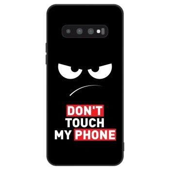 Hülle für Samsung Galaxy S10 G973 - Angry Eyes - Transparent