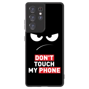 Hülle für Samsung Galaxy S21 Ultra 5G G998B - Angry Eyes - Transparent