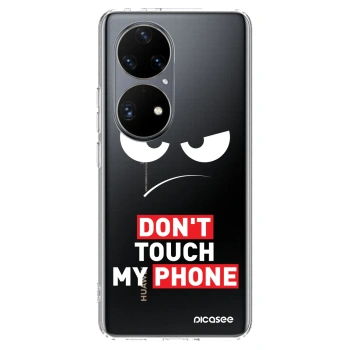 Hülle für Huawei P50 - Angry Eyes - Transparent