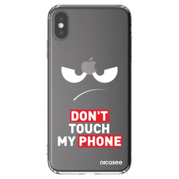 Picasee Apple iPhone XS Max Hülle - Transparentes Silikon - Angry Eyes - Transparent