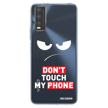 Picasee Vivo Y20s Hülle - Transparentes Silikon - Angry Eyes - Transparent