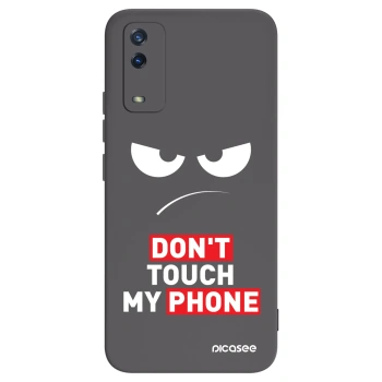 Picasee Vivo Y11s Hülle - Schwarzes Silikon - Angry Eyes - Transparent