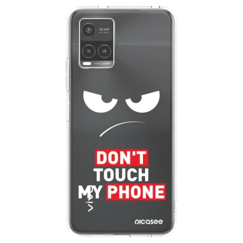 Picasee Vivo Y33s Hülle - Transparentes Silikon - Angry Eyes - Transparent