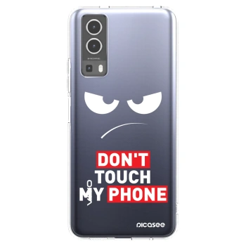 Picasee Vivo Y72 5G Hülle - Transparentes Silikon - Angry Eyes - Transparent