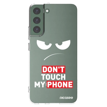 Picasee Samsung Galaxy S22+ 5G Hülle - Transparentes Silikon - Angry Eyes - Transparent
