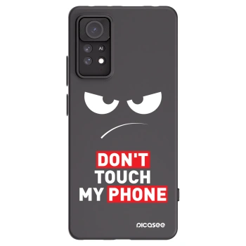 Picasee Xiaomi Redmi Note 11 Pro Hülle - Schwarzes Silikon - Angry Eyes - Transparent