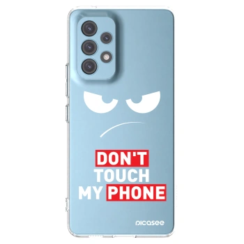 Picasee Samsung Galaxy A53 5G A536 Hülle - Transparentes Silikon - Angry Eyes - Transparent
