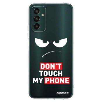 Picasee Samsung Galaxy M13 M135F Hülle - Transparentes Silikon - Angry Eyes - Transparent
