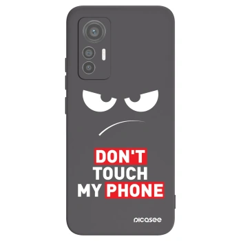 Picasee Xiaomi 12 Lite Hülle - Schwarzes Silikon - Angry Eyes - Transparent