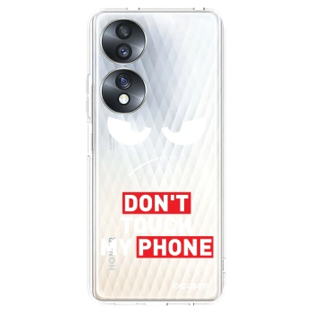 Picasee Honor 70 Hülle - Transparentes Silikon - Angry Eyes - Transparent