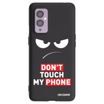 Picasee OnePlus 9 Hülle - Schwarzes Silikon - Angry Eyes - Transparent