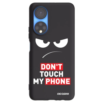 Picasee Honor X7 Hülle - Schwarzes Silikon - Angry Eyes - Transparent